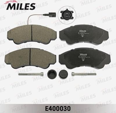 Miles E400030 - Kit pastiglie freno, Freno a disco autozon.pro