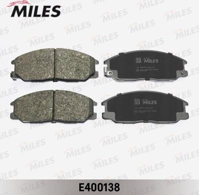 Miles E400138 - Kit pastiglie freno, Freno a disco autozon.pro