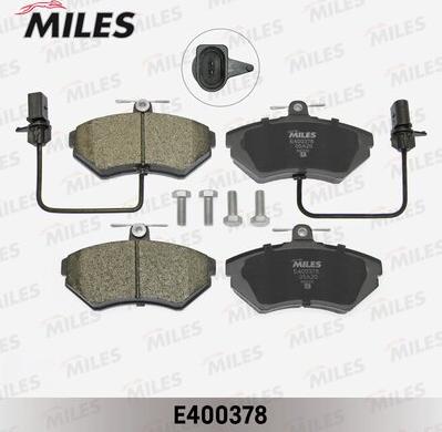 Miles E400378 - Kit pastiglie freno, Freno a disco autozon.pro