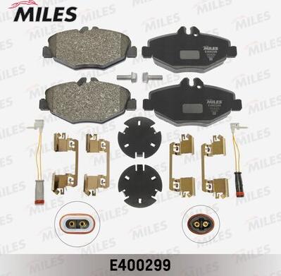 Miles E400299 - Kit pastiglie freno, Freno a disco autozon.pro