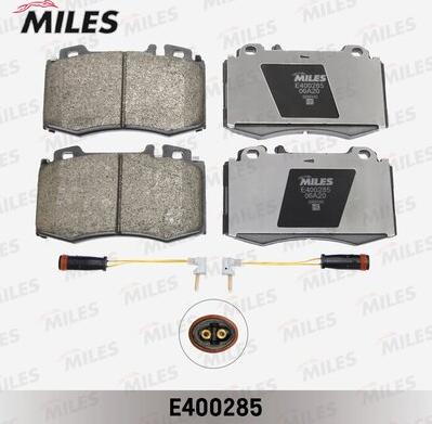 Miles E400285 - Kit pastiglie freno, Freno a disco autozon.pro