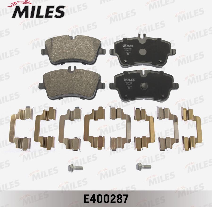 Miles E400287 - Kit pastiglie freno, Freno a disco autozon.pro