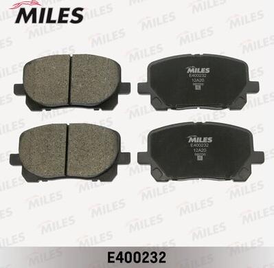 Miles E400232 - Kit pastiglie freno, Freno a disco autozon.pro