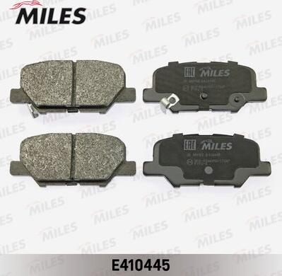 Miles E410445 - Kit pastiglie freno, Freno a disco autozon.pro