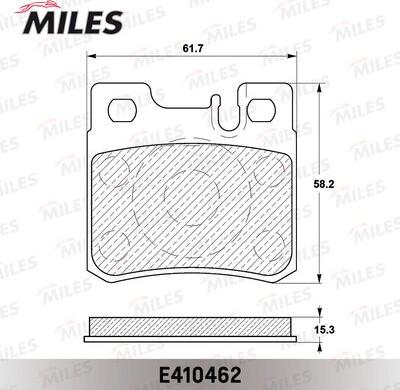 Miles E410462 - Kit pastiglie freno, Freno a disco autozon.pro