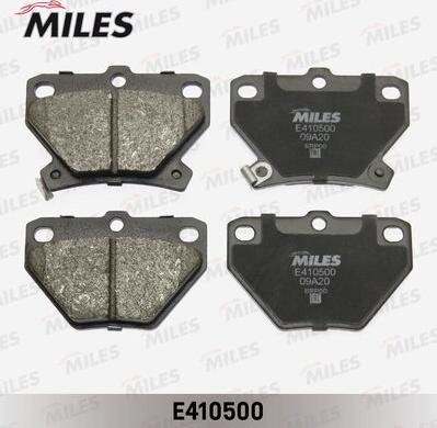 Miles E410500 - Kit pastiglie freno, Freno a disco autozon.pro