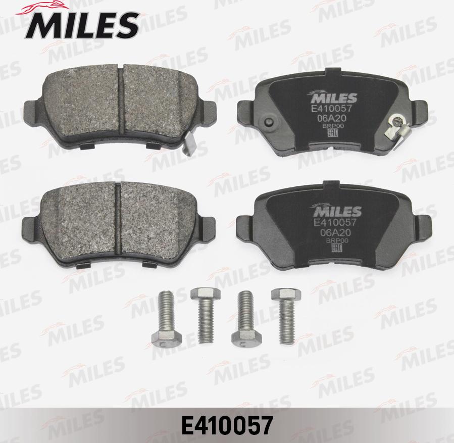 Miles E410057 - Kit pastiglie freno, Freno a disco autozon.pro