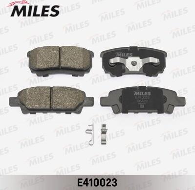 Miles E410023 - Kit pastiglie freno, Freno a disco autozon.pro