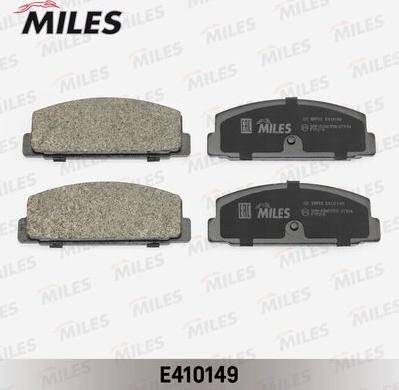 Miles E410149 - Kit pastiglie freno, Freno a disco autozon.pro