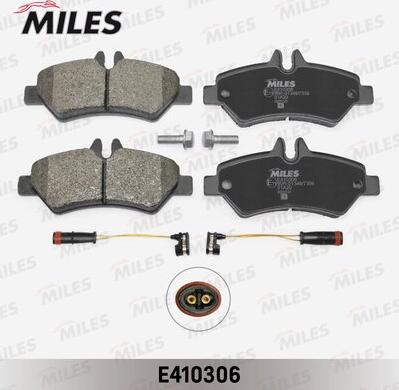 Miles E410306 - Kit pastiglie freno, Freno a disco autozon.pro