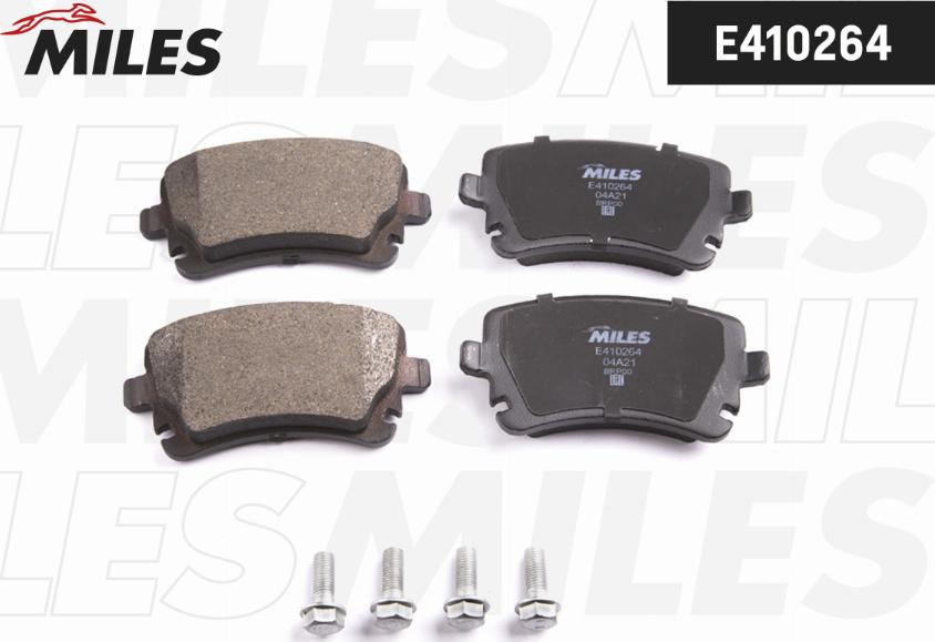 Miles E410264 - Kit pastiglie freno, Freno a disco autozon.pro