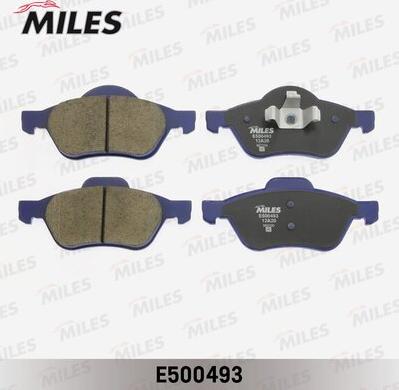 Miles E500493 - Kit pastiglie freno, Freno a disco autozon.pro