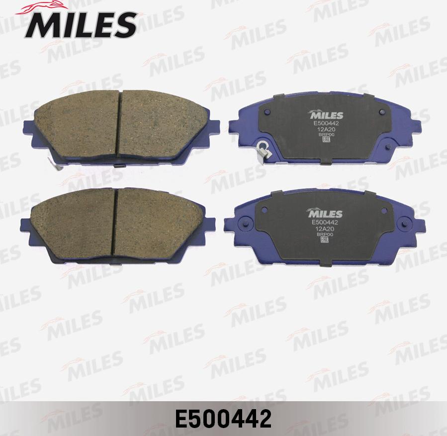 Miles E500442 - Kit pastiglie freno, Freno a disco autozon.pro