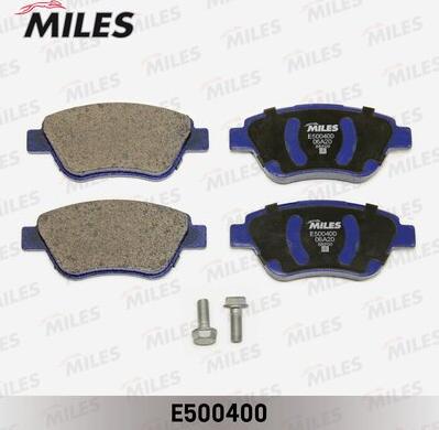 Miles E500400 - Kit pastiglie freno, Freno a disco autozon.pro