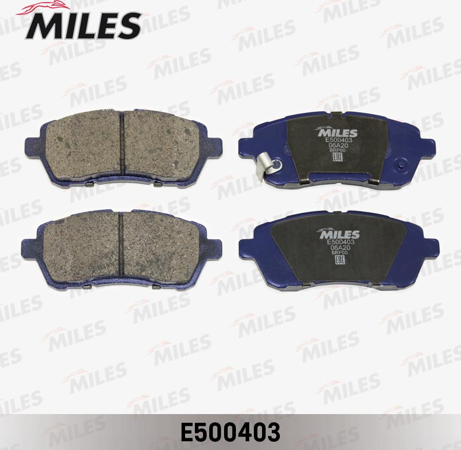 Miles E500403 - Kit pastiglie freno, Freno a disco autozon.pro