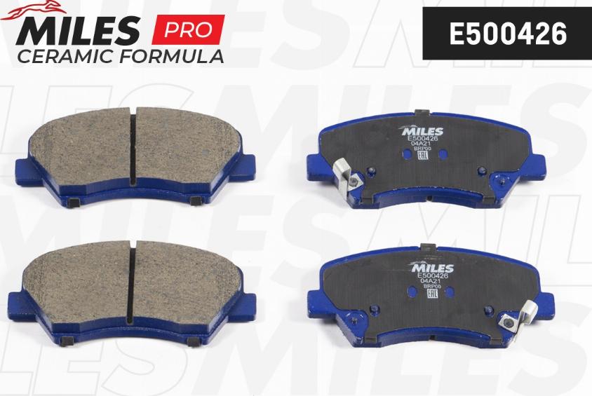 Miles E500426 - Kit pastiglie freno, Freno a disco autozon.pro