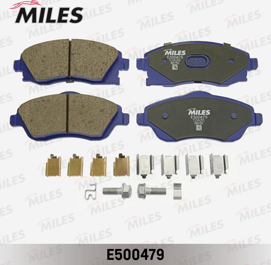 Miles E500479 - Kit pastiglie freno, Freno a disco autozon.pro