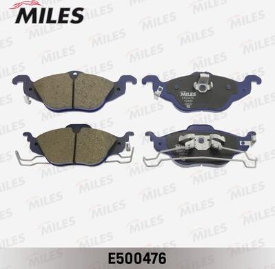 Miles E500476 - Kit pastiglie freno, Freno a disco autozon.pro