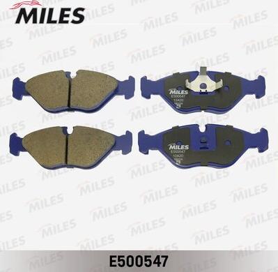 Miles E500547 - Kit pastiglie freno, Freno a disco autozon.pro