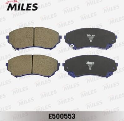 Miles E500553 - Kit pastiglie freno, Freno a disco autozon.pro