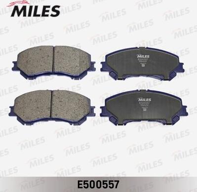 Miles E500557 - Kit pastiglie freno, Freno a disco autozon.pro