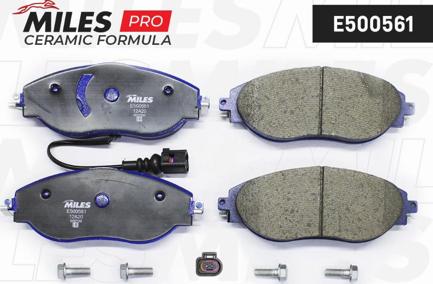 Miles E500561 - Kit pastiglie freno, Freno a disco autozon.pro