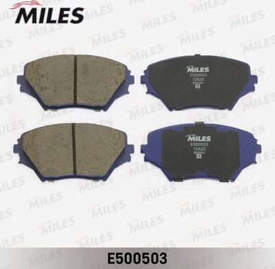 Miles E500503 - Kit pastiglie freno, Freno a disco autozon.pro