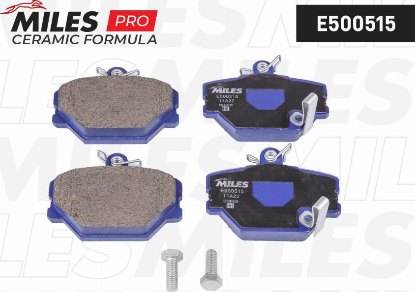 Miles E500515 - Kit pastiglie freno, Freno a disco autozon.pro