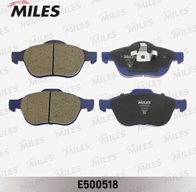 Miles E500518 - Kit pastiglie freno, Freno a disco autozon.pro