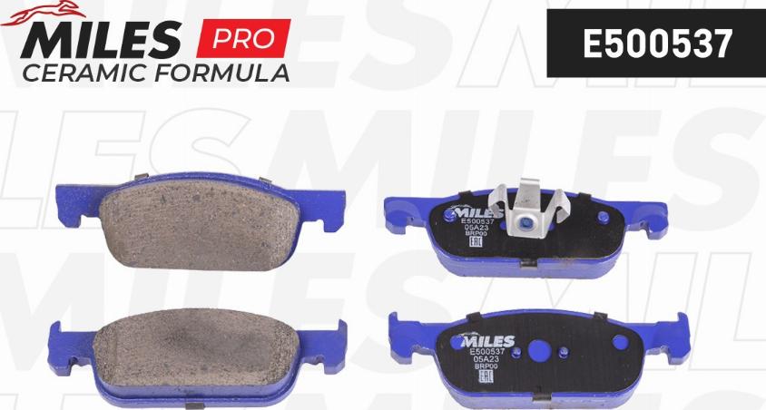 Miles E500537 - Kit pastiglie freno, Freno a disco autozon.pro