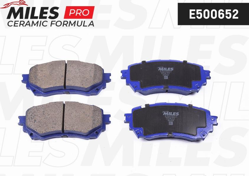 Miles E500652 - Kit pastiglie freno, Freno a disco autozon.pro