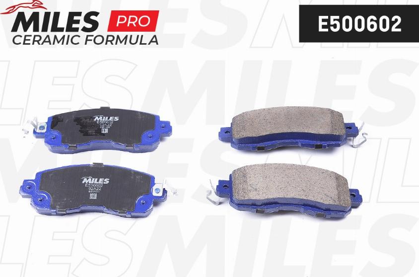 Miles E500602 - Kit pastiglie freno, Freno a disco autozon.pro