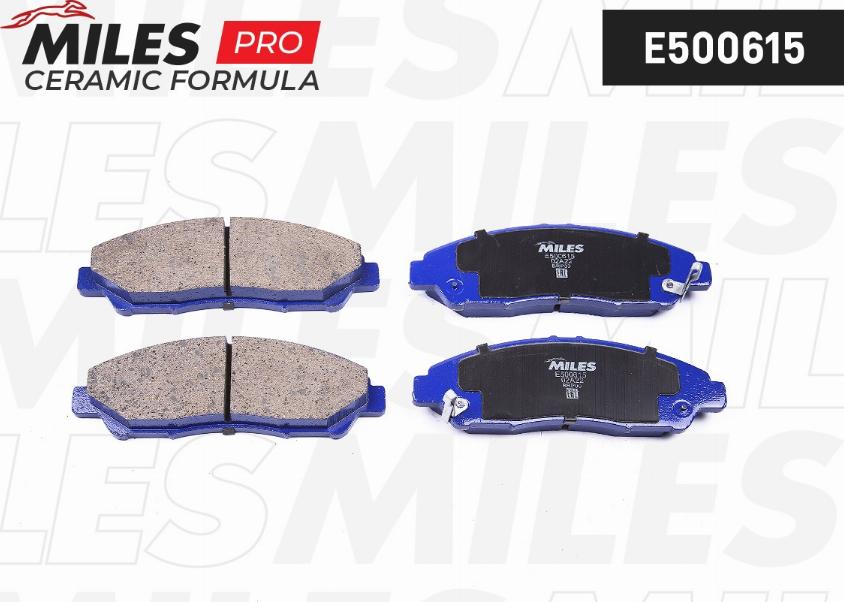 Miles E500615 - Kit pastiglie freno, Freno a disco autozon.pro