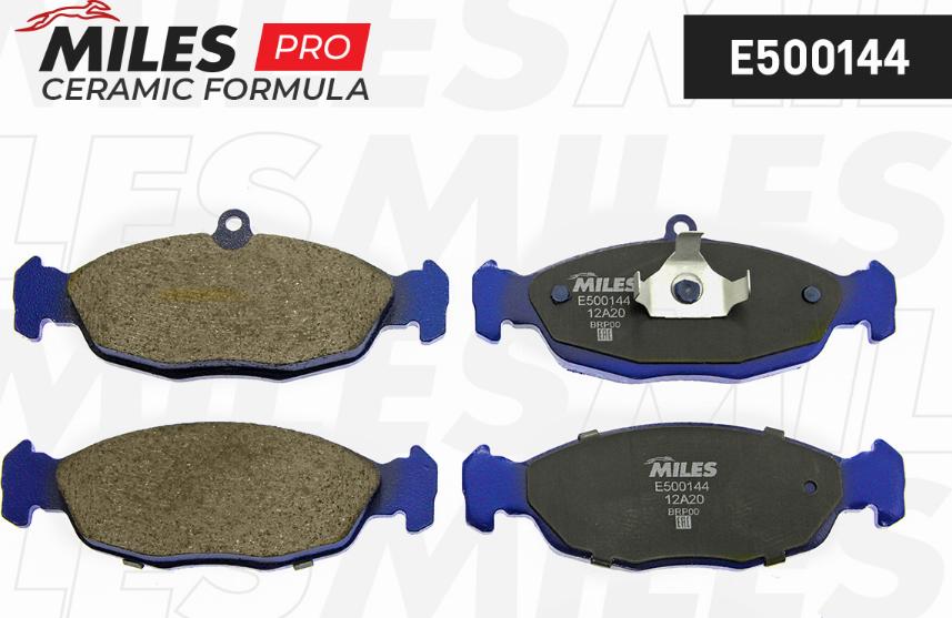 Miles E500144 - Kit pastiglie freno, Freno a disco autozon.pro