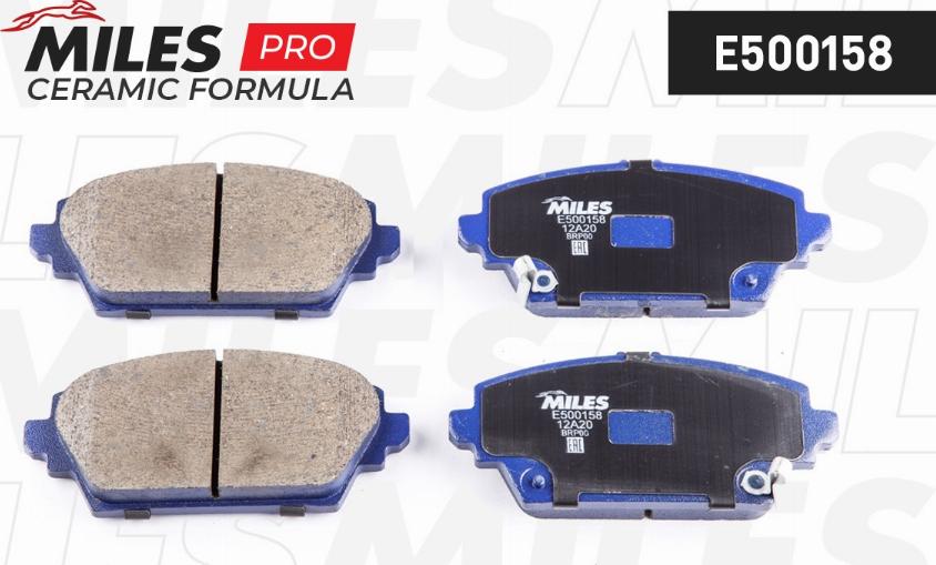 Miles E500158 - Kit pastiglie freno, Freno a disco autozon.pro