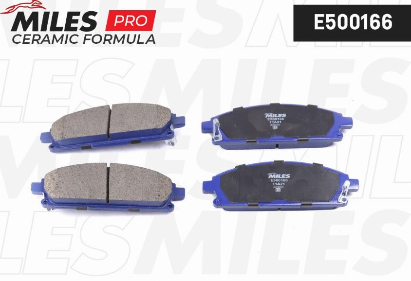 Miles E500166 - Kit pastiglie freno, Freno a disco autozon.pro