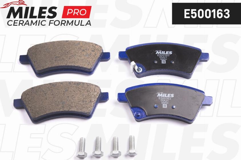 Miles E500163 - Kit pastiglie freno, Freno a disco autozon.pro