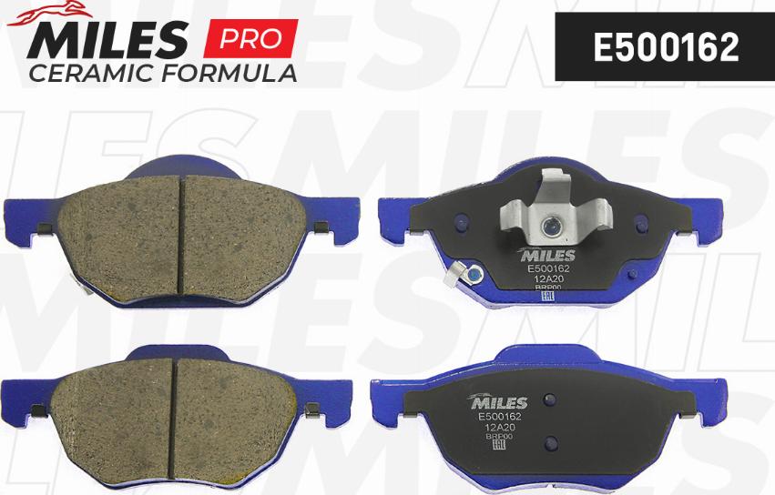 Miles E500162 - Kit pastiglie freno, Freno a disco autozon.pro