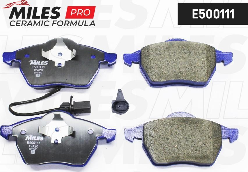 Miles E500111 - Kit pastiglie freno, Freno a disco autozon.pro