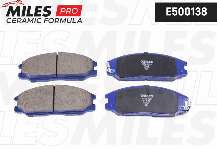 Miles E500138 - Kit pastiglie freno, Freno a disco autozon.pro