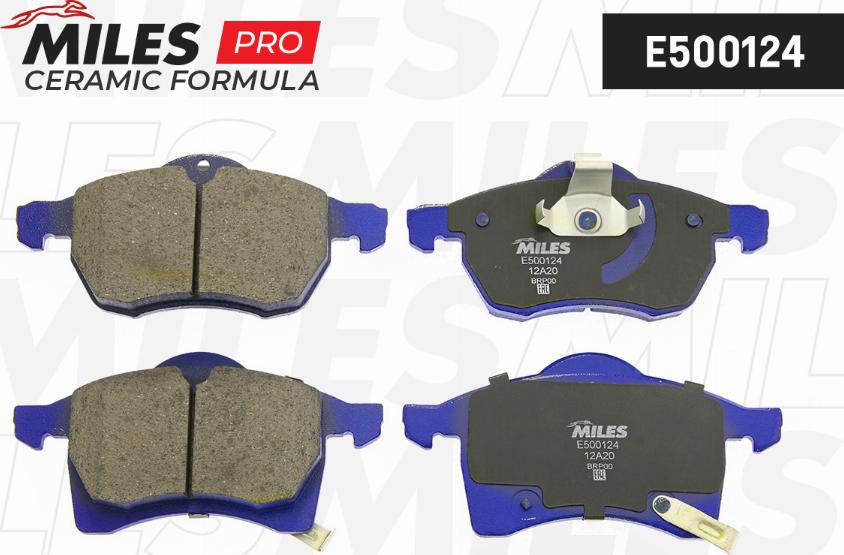 Miles E500124 - Kit pastiglie freno, Freno a disco autozon.pro