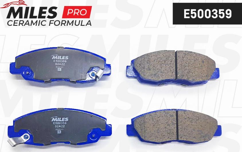 Miles E500359 - Kit pastiglie freno, Freno a disco autozon.pro