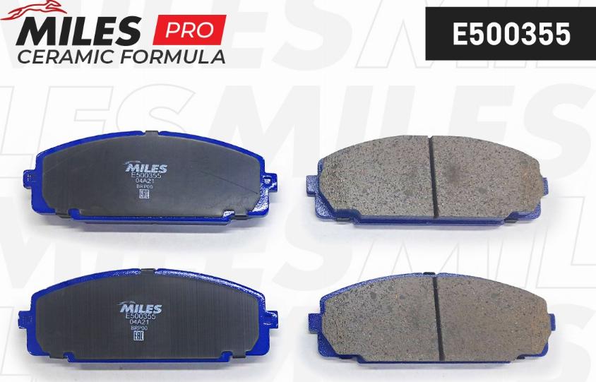 Miles E500355 - Kit pastiglie freno, Freno a disco autozon.pro