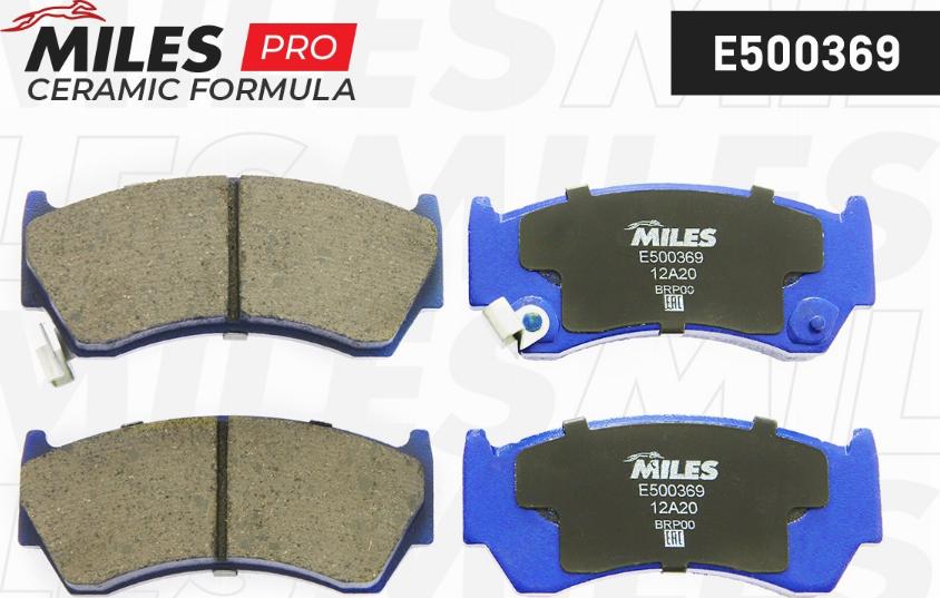 Miles E500369 - Kit pastiglie freno, Freno a disco autozon.pro