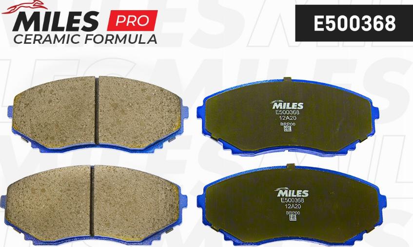 Miles E500368 - Kit pastiglie freno, Freno a disco autozon.pro