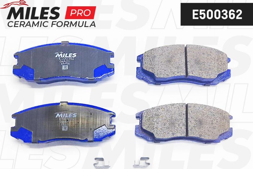 Miles E500362 - Kit pastiglie freno, Freno a disco autozon.pro