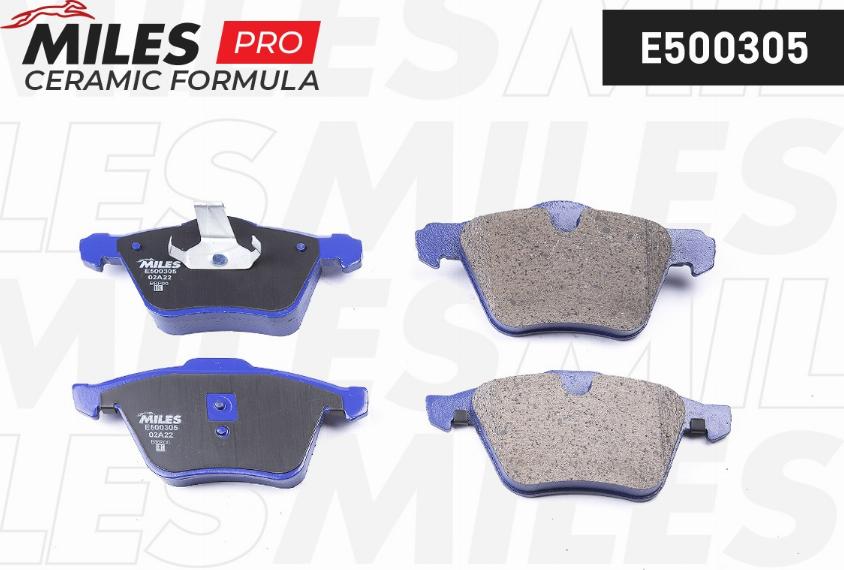 Miles E500305 - Kit pastiglie freno, Freno a disco autozon.pro