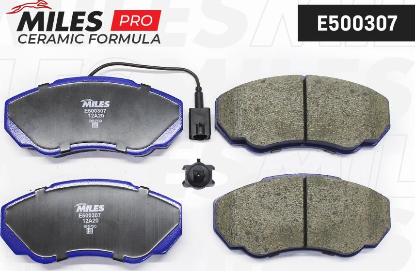 Miles E500307 - Kit pastiglie freno, Freno a disco autozon.pro