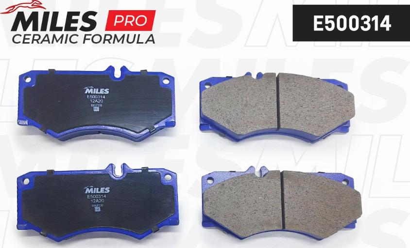 Miles E500314 - Kit pastiglie freno, Freno a disco autozon.pro