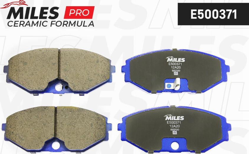 Miles E500371 - Kit pastiglie freno, Freno a disco autozon.pro